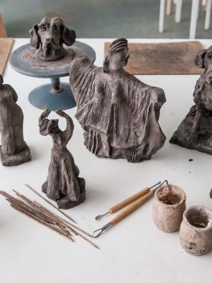 Atelier de modelage et dessin "Une journée au musée"