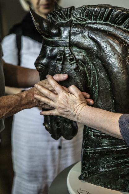 Une visite tactile au musée Bourdelle