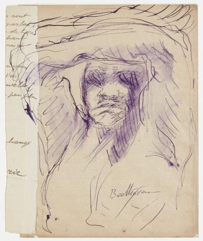 Page du cahier Beethoven