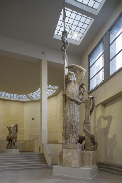 La France Version avec attributs, modèle à grandeur d’exécution 1923-1925 Plâtre Don Cléopâtre Bourdelle Sevastos et Rhodia Dufet Bourdelle, 1949  MBPL 4496