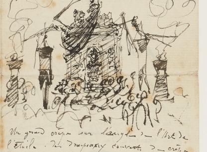 Lettre autographe signée à de chers amis [Monsieur et Madame Dispan]