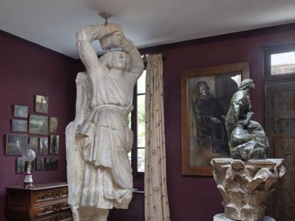 Gauthier de Blonde, atelier de peinture, 2023