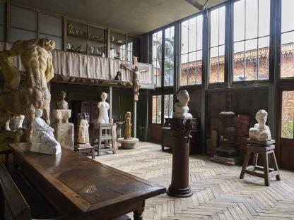 Vue de l'atelier de Bourdelle