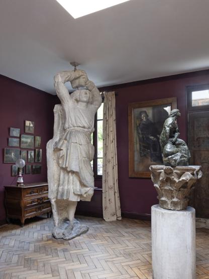 Gauthier de Blonde, atelier de peinture, 2023