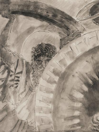 Bourdelle, "Dieu créant le monde"