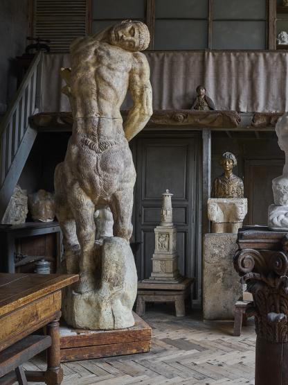 Vue de l'atelier de sculpture