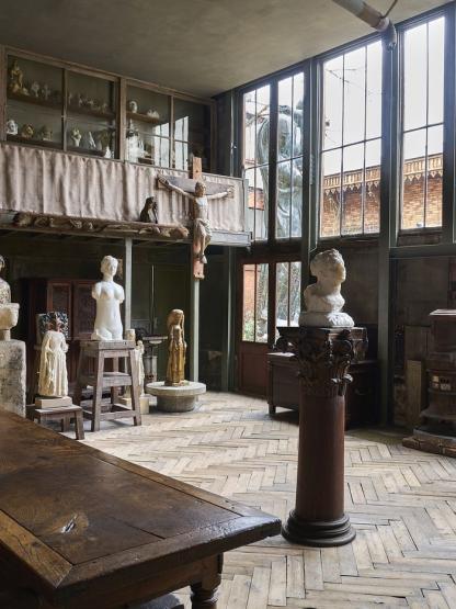 Vue de l'atelier de Bourdelle