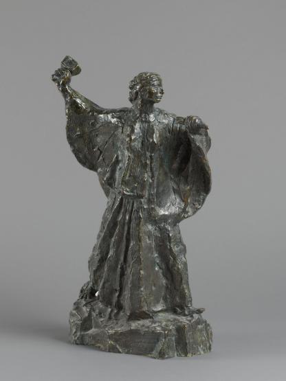 Antoine Bourdelle, Femme sculpteur au travail, bronze, 1906