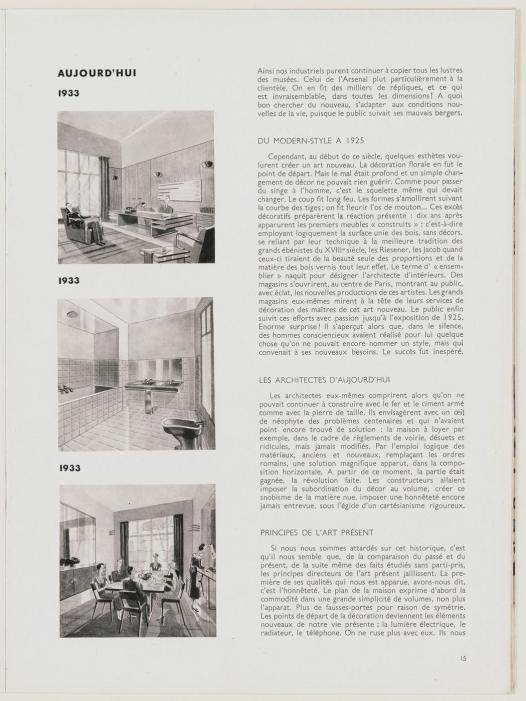 Page de la revue Décor d'Aujourd'hui