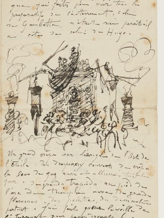 Lettre autographe signée à de chers amis [Monsieur et Madame Dispan]