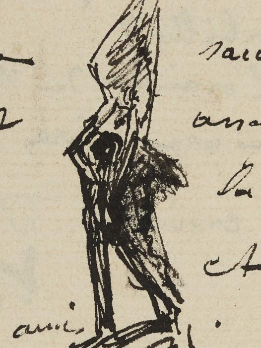 Lettre autographe signée à de chers amis [Monsieur et Madame Dispan]