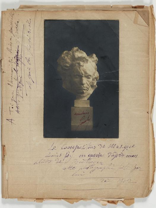 Page du cahier Beethoven