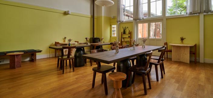 Ancien appartement de Rhodia Dufet Bourdelle et Michel Dufet aménagé en café-restaurant