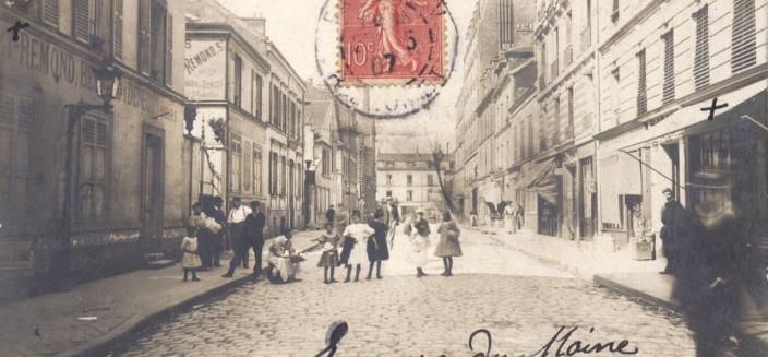 Carte postale de l'impasse du Maine 