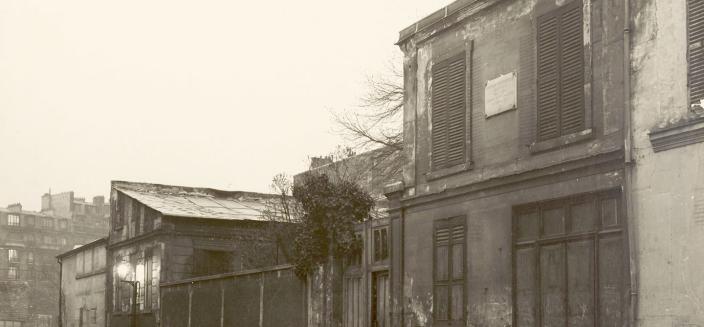 Anonyme, Bâtiments du 16 au 20, impasse du Maine, après 1933, tirage au gélatino-bromure d'argent