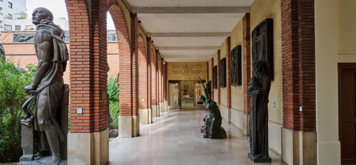 Henri Gautruche, Galerie couverte, 1954