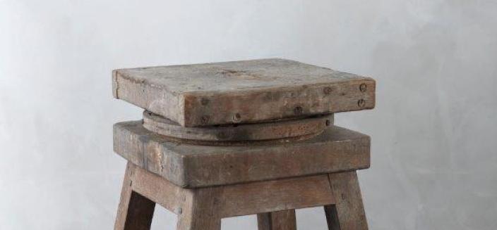 Selle de sculpteur, bois