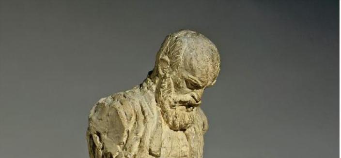 Antoine Bourdelle, Autoportrait sans bras, statuette, 1908, plâtre, profil