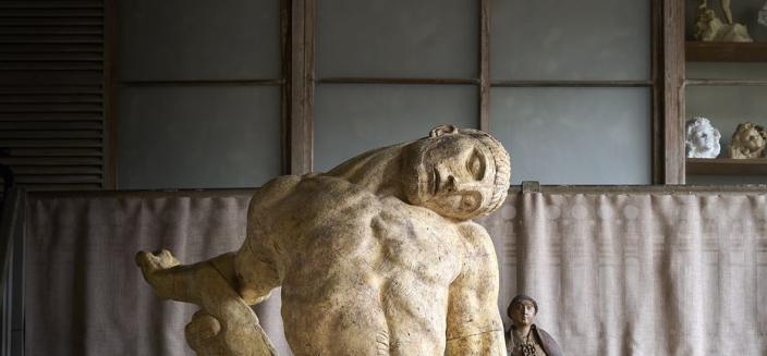 Antoine Bourdelle, Centaure mourant, plâtre, 1914