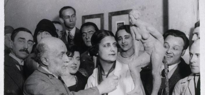 Service général de la Presse, "Bourdelle et ses élèves à la Grande Chaumière", 1928