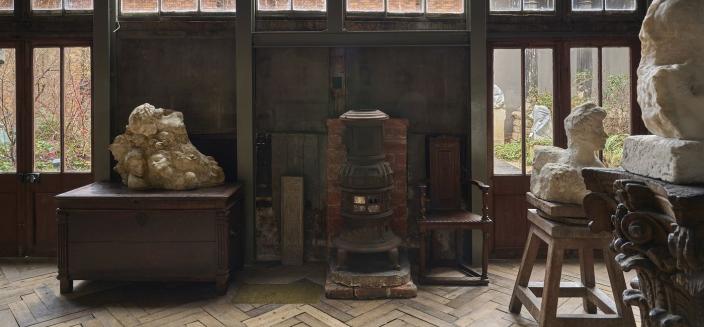 Vue de l'atelier de Bourdelle